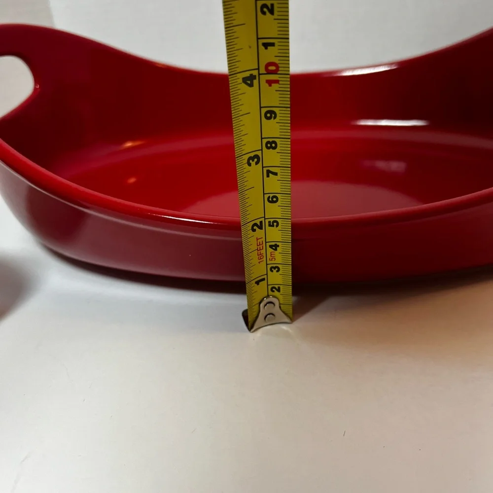 Rachael Ray Red Casserole 2.5 Quart Casserole Dish